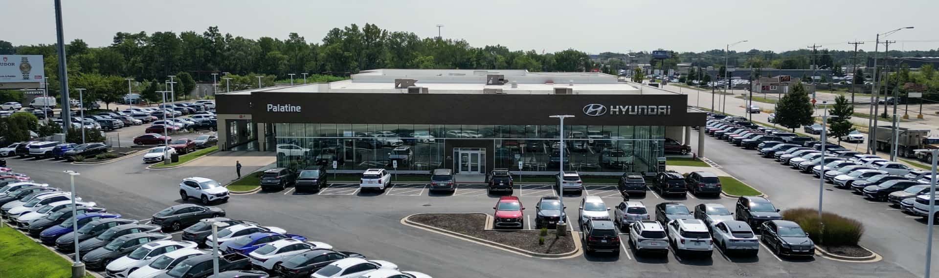 Napleton Palatine Hyundai dealership exterior