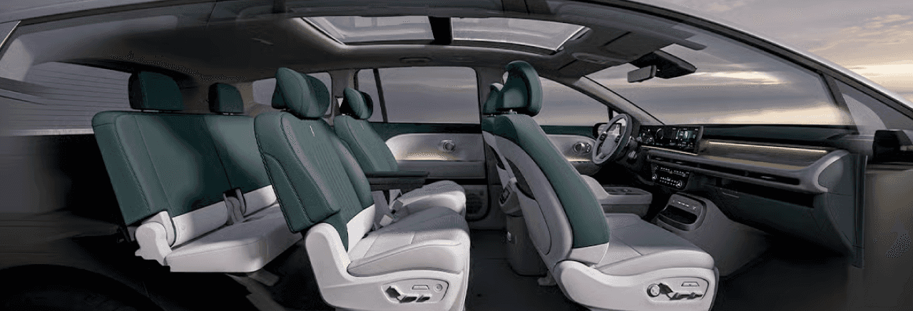 2026 Hyundai IONIQ 9 interior three-row seating