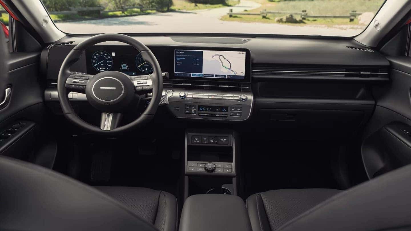 2025 Hyundai Kona interior technology and touchscreen display
