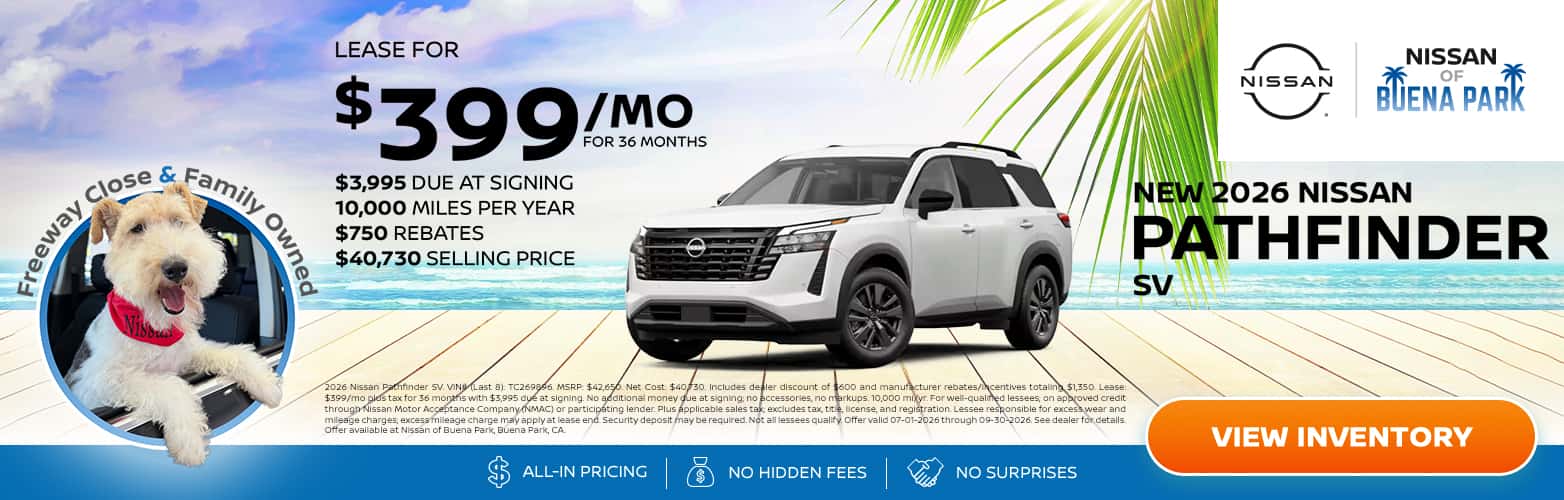 2026 Nissan Pathfinder SV