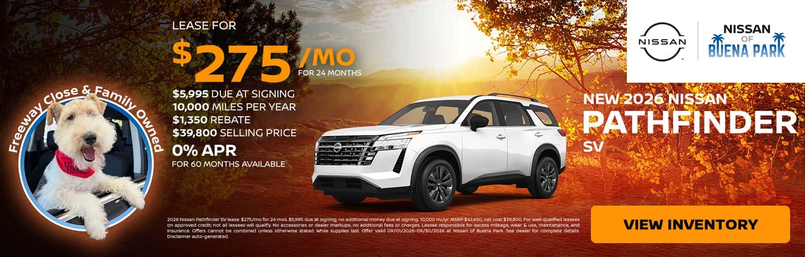 2026 Nissan Pathfinder SV