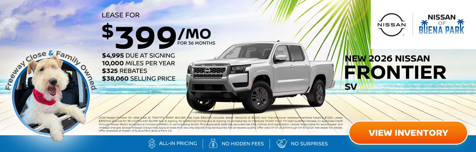 2026 Nissan Frontier SV