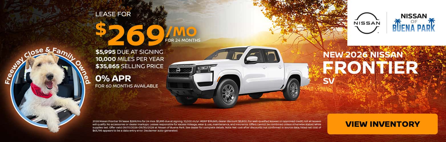 2026 Nissan Frontier SV