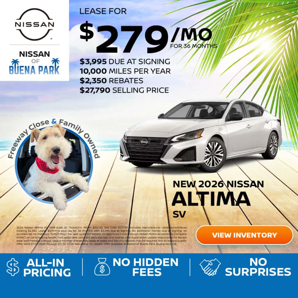 Altima SV Specials
