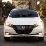 Front Angle of Refreshed 2023 Nissan LEAF