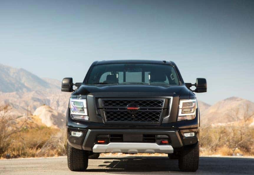 Front angle of the 2023 Nissan Titan
