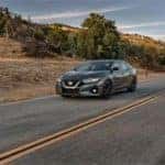 2022 Nissan Maxima drives down highway
