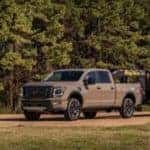 New 2023 Nissan Titan in middle of field