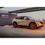 New 2023 Nissan Ariya SUV on display