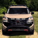 Front angle of new 2025 Nissan Rogue Rock Creek Edition