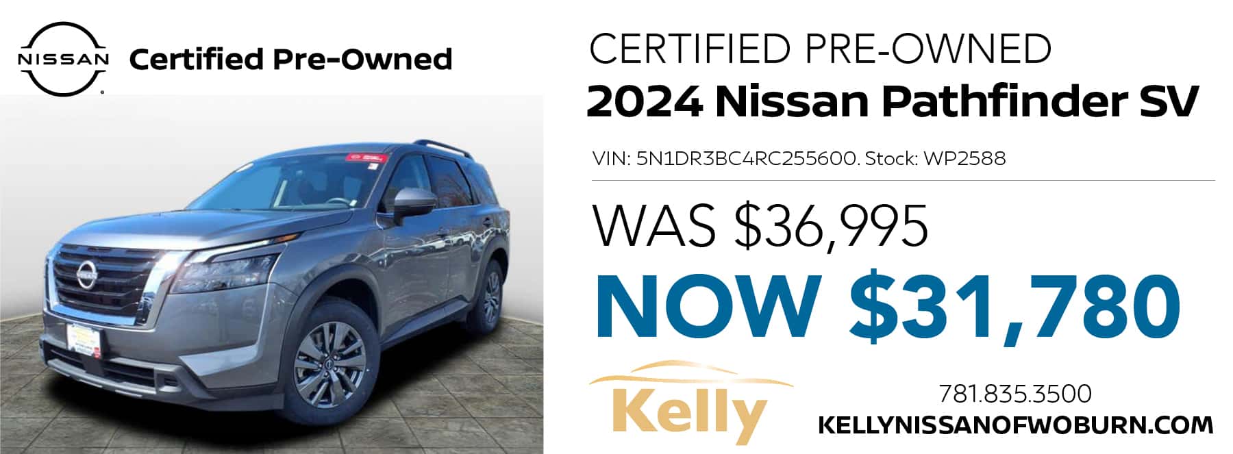 Certified Pre-Owned 2024 Nissan Pathfinder SV Was $36,995 Now $31,780