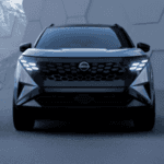 Front angle of new 2027 Nissan Rogue Hybrid with e-power