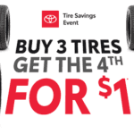 Buy 3 Tires, Get the 4th for $1