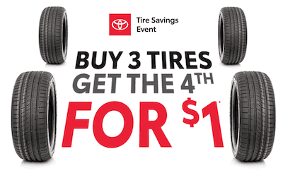 Buy 3 Tires, Get the 4th for $1