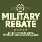 military rebate toyota memorial day