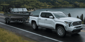 2024 Toyota Tacoma Limited shown in Wind Chill Pearl near Mandeville