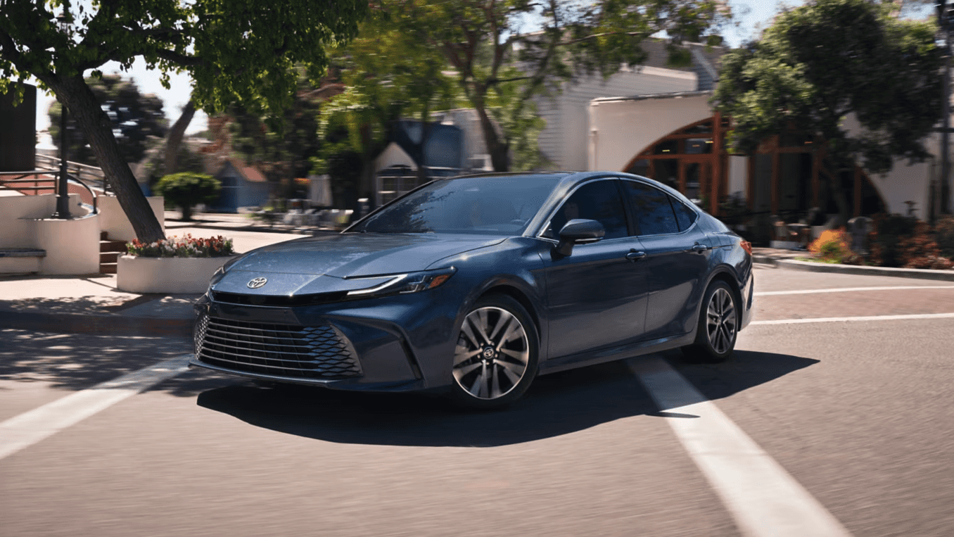 2026 Toyota Camry XLE shown in Dark Cosmos for sale in Covington, LA