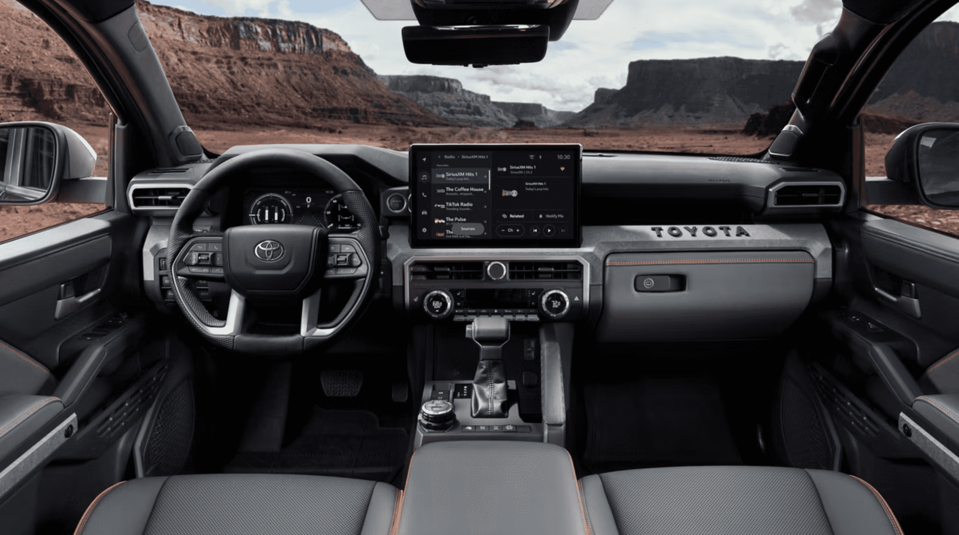 Front interior of 2026 Toyota Tacoma for sale near Ponchatoula