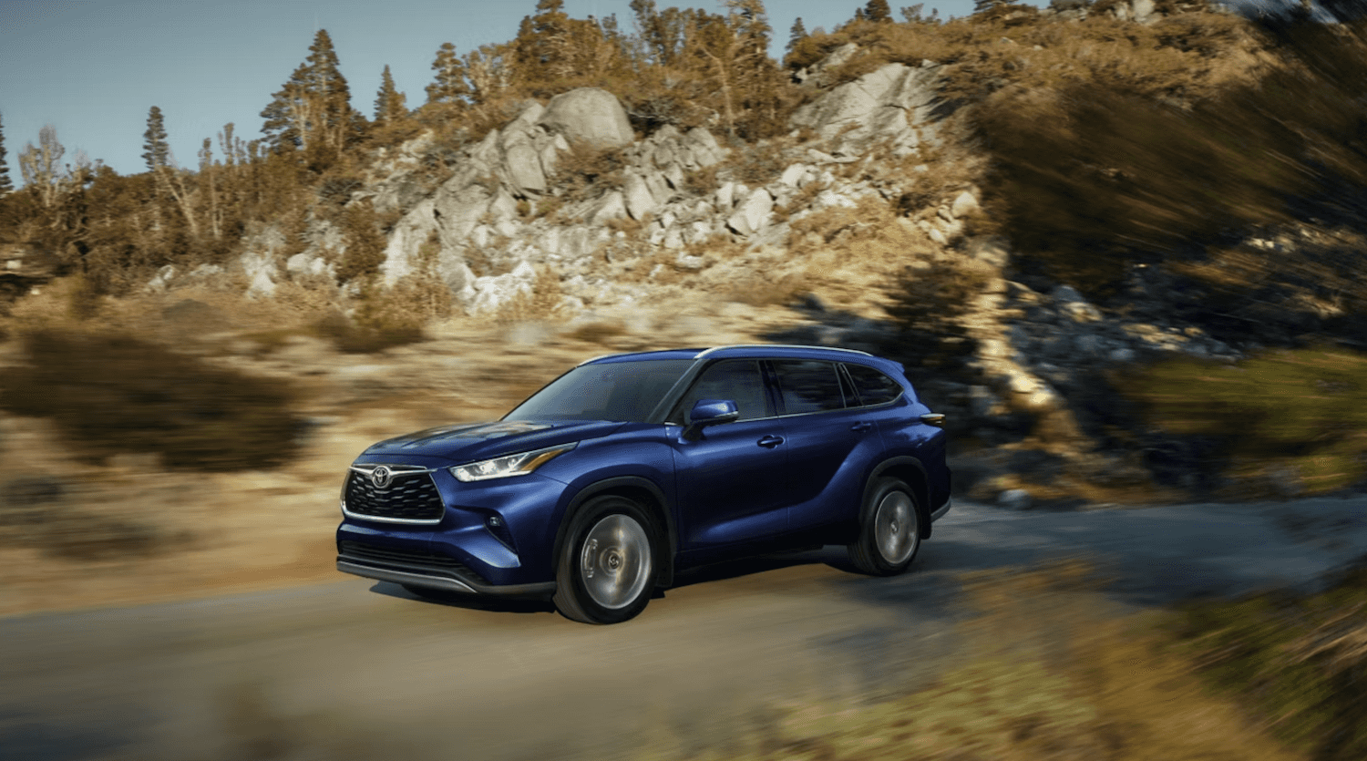 Blue 2026 Toyota Highlander For Sale in Covington, LA