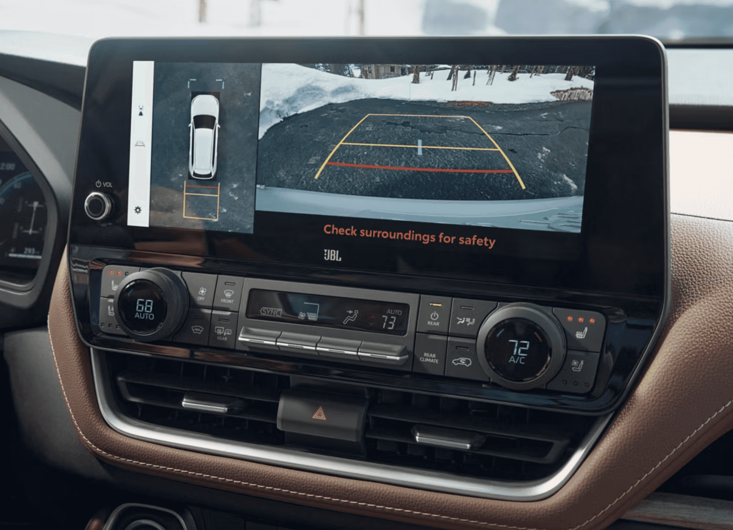 Safety features on the 2026 Toyota Grand Highlander for sale in Covington, LA