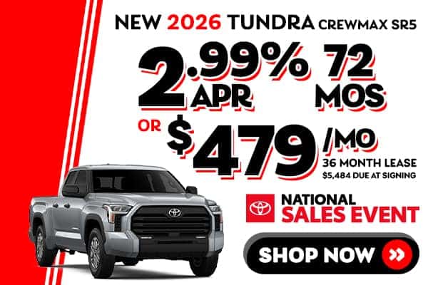2.99% APR for 72 months OR $479/month 36 month lease 