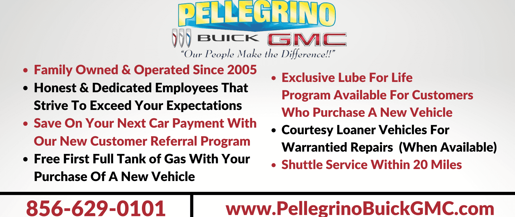 Why Buy From Pellegrino Buick GMC