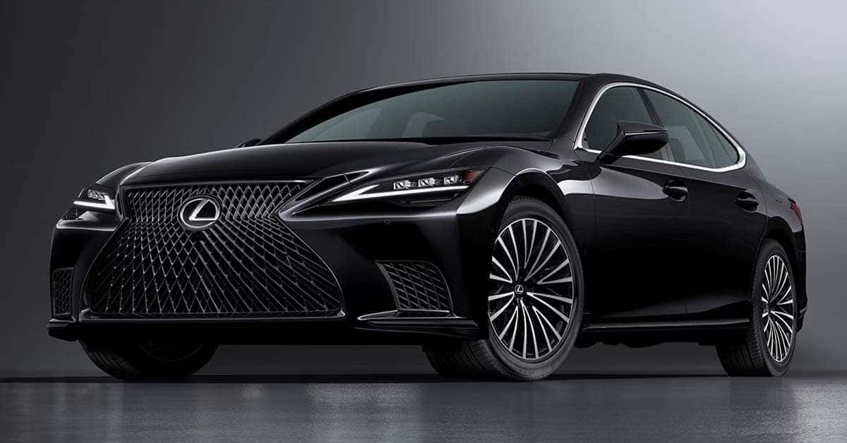 A black 2026 Lexus LS