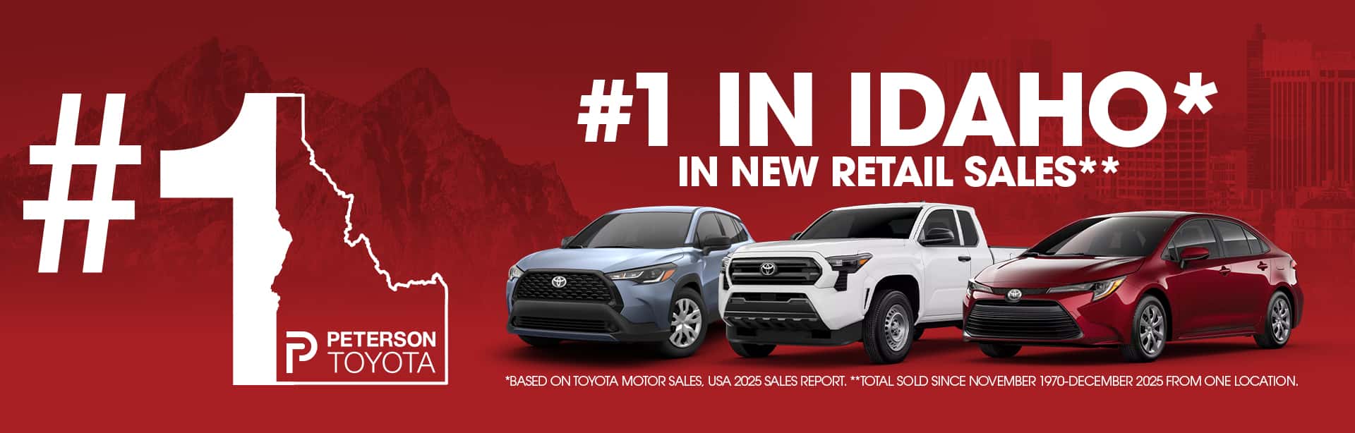 #1 in Idaho Peterson Toyota