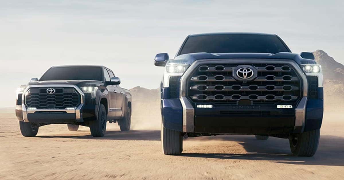 2026 Toyota Tundra parked in the desert