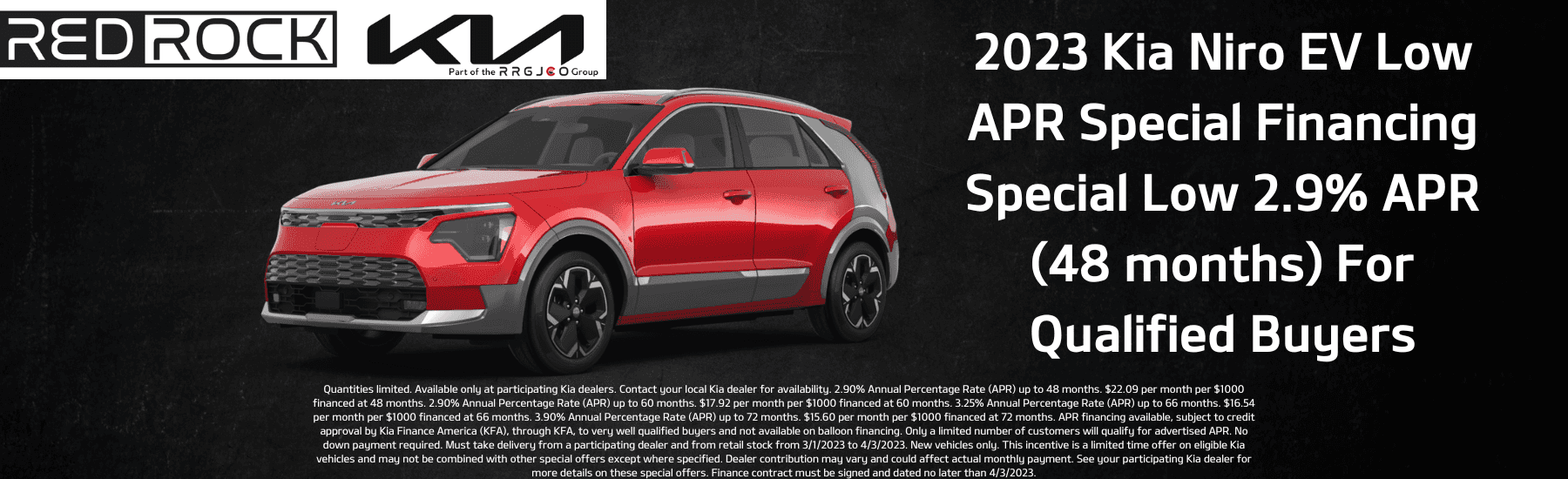 Niro EV Lease special