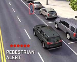 front pedestrian braking