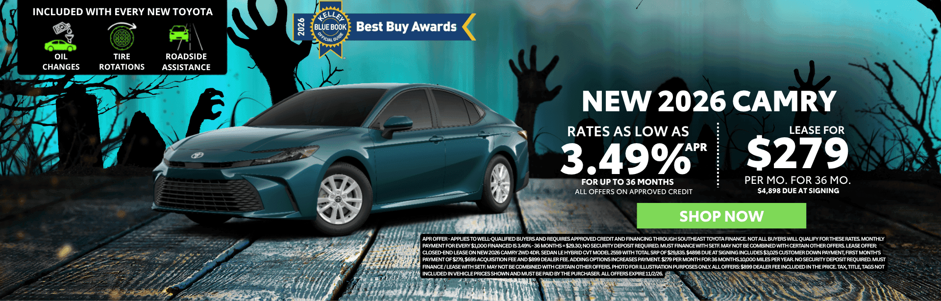 Camry offers