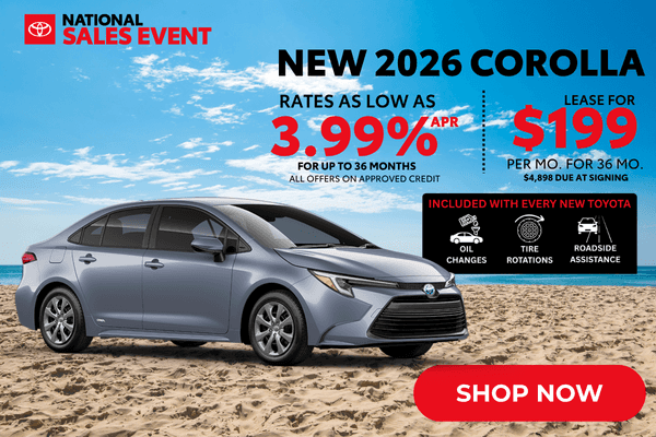 2026 Corolla Offer