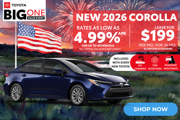 2026 Corolla Offer