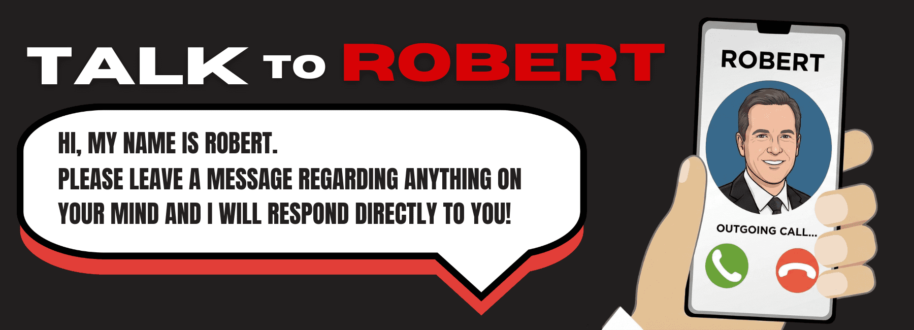talk to Robert the gm