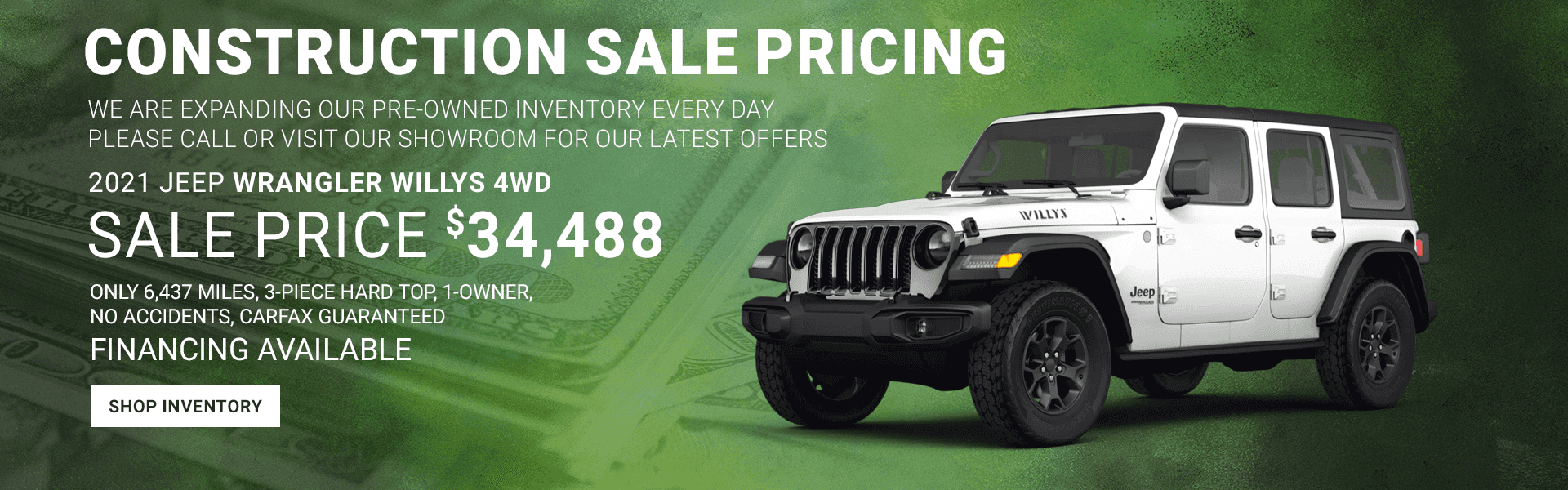 2021 JEEP WRANGLER WILLYS 4WD