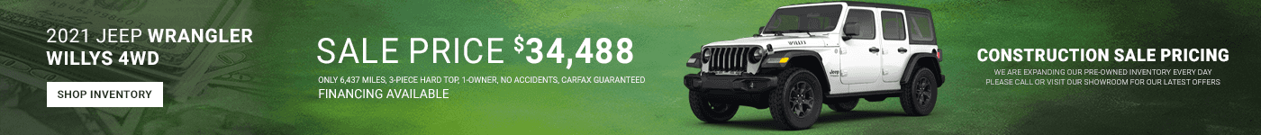 2021 JEEP WRANGLER WILLYS 4WD