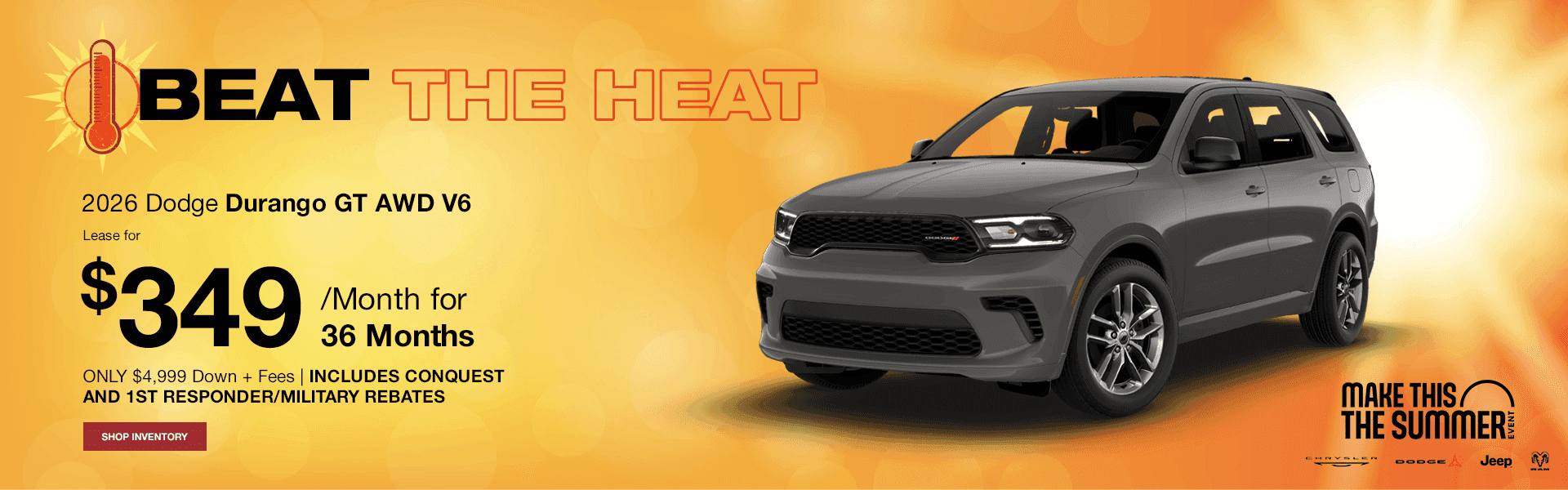 2026 Dodge Durango GT AWD V6