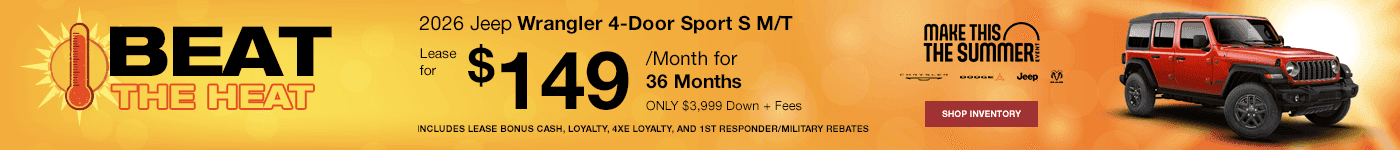 2026 Jeep Wrangler 4-Door Sport S M/T