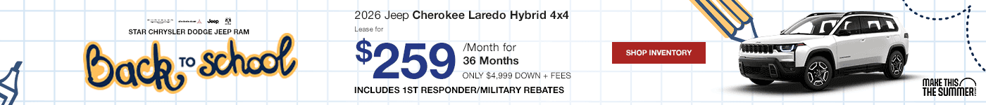 2026 Jeep Cherokee Laredo Hybrid 4x4