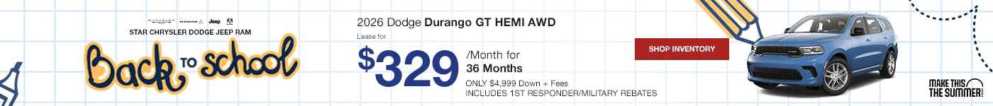 2026 Dodge Durango GT HEMI AWD