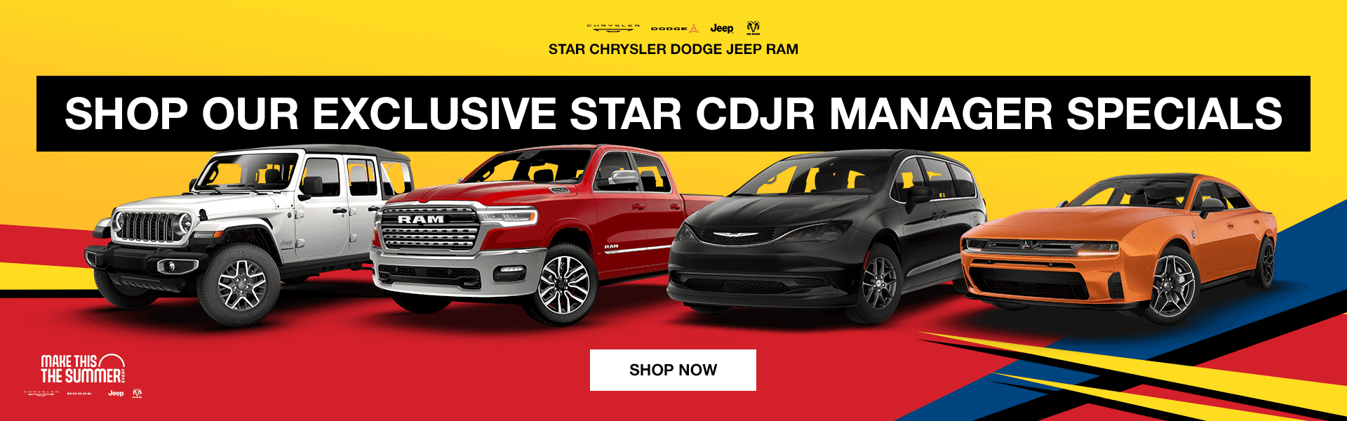 Shop Our Exclusive Star CDJR Manager Specials