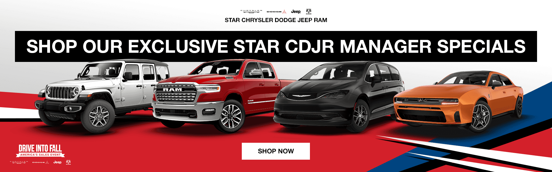 Shop Our Exclusive Star CDJR Manager Specials