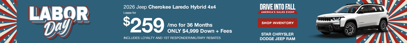 2026 Jeep Cherokee Laredo Hybrid 4x4