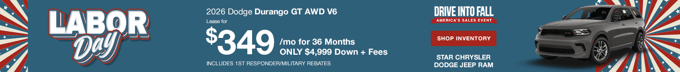 2026 Dodge Durango GT AWD V6