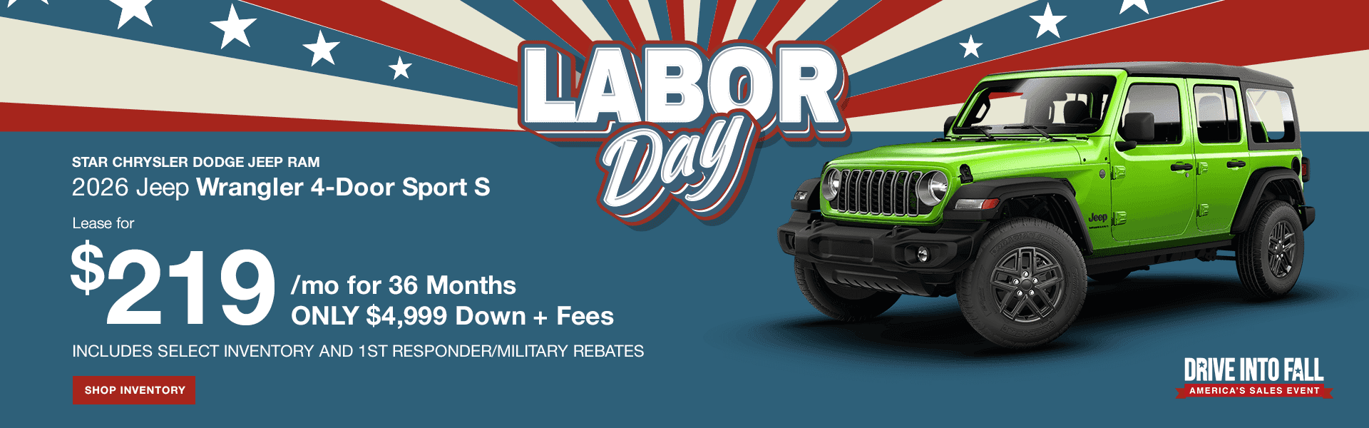 2026 Jeep Wrangler 4-Door Sport S