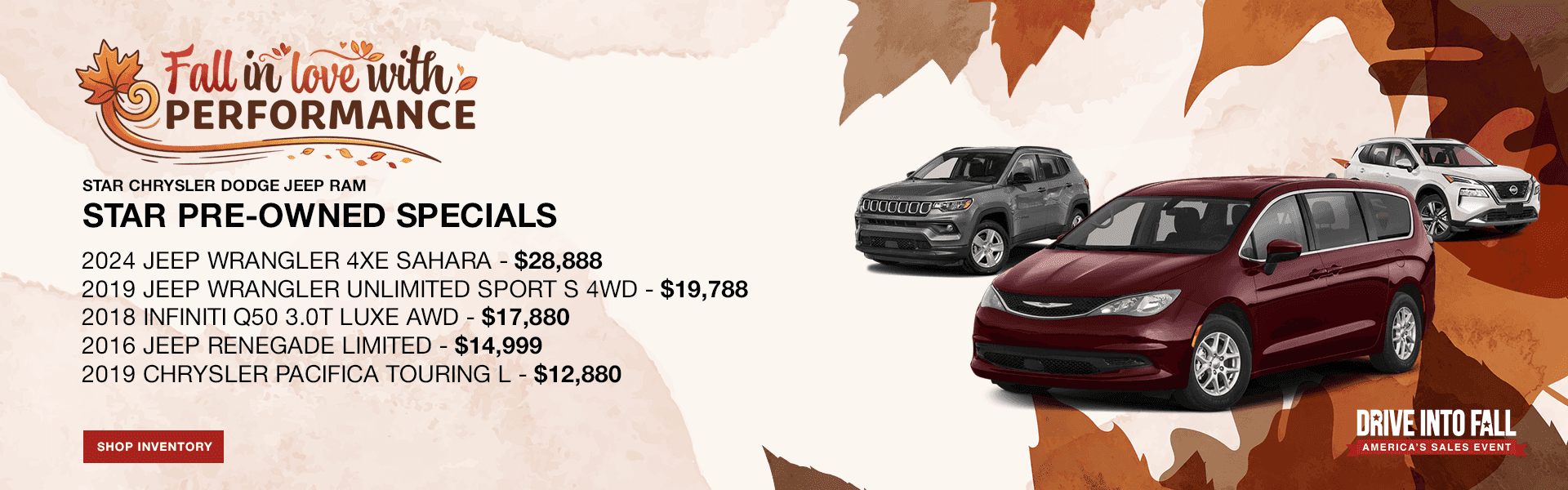 STAR PRE-OWNED SPECIALS
