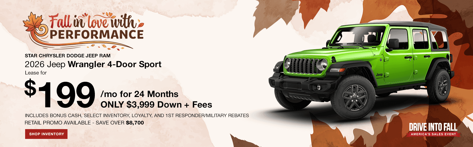 2026 Jeep Wrangler 4-Door Sport