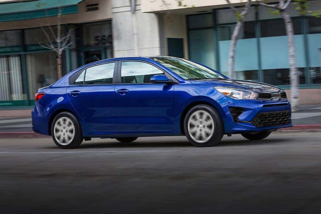 Blue 2023 Kia Rio at Landers Kia in Little Rock, Arkansas