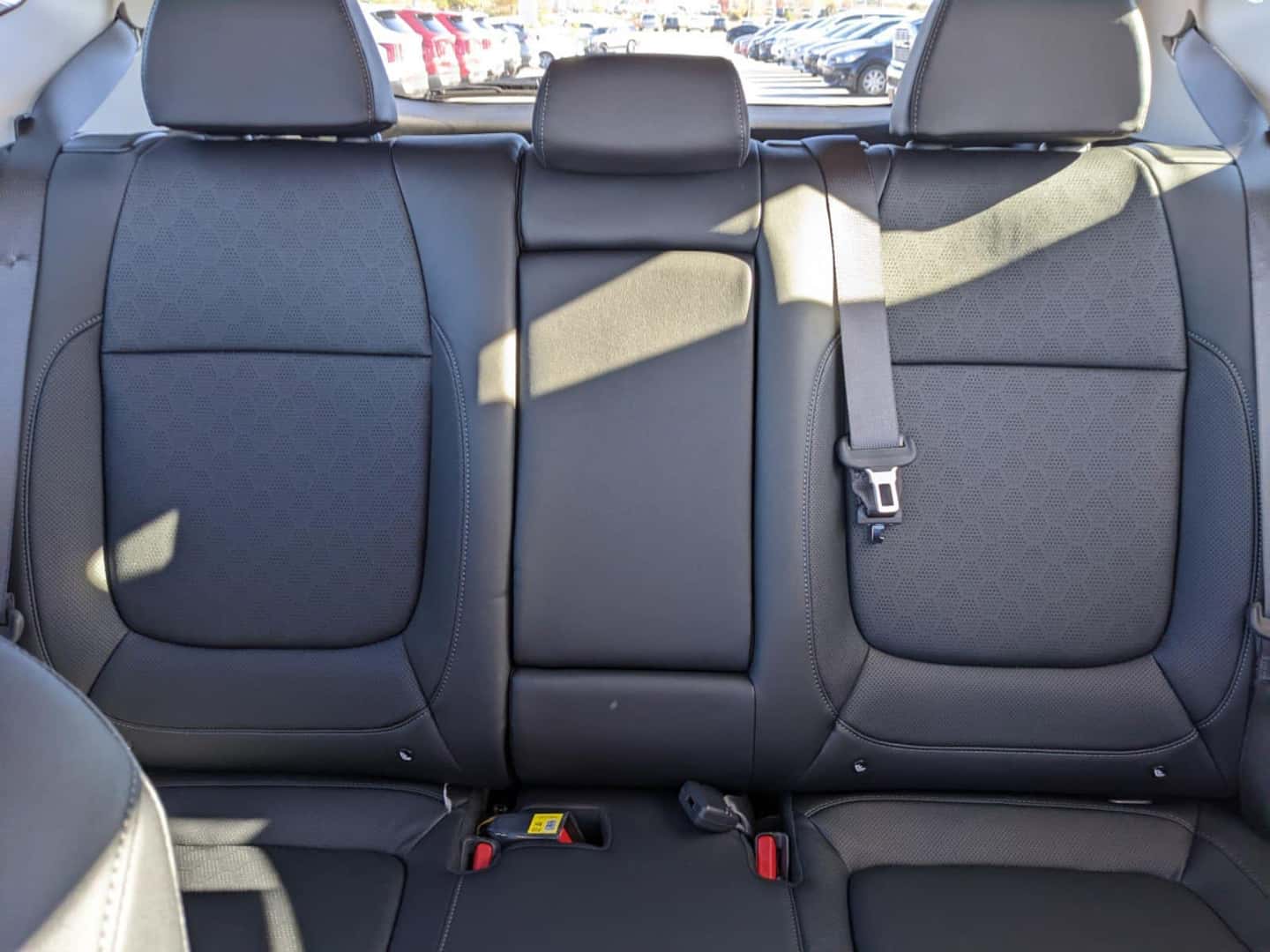 Back seats of the 2023 Kia Seltos for sale at Landers Kia in Little Rock, Arkansas